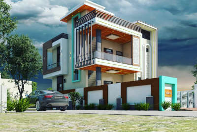 Village typ house  #HouseDesigns  #3DPlans  #InteriorDesigner  #exterior_Work