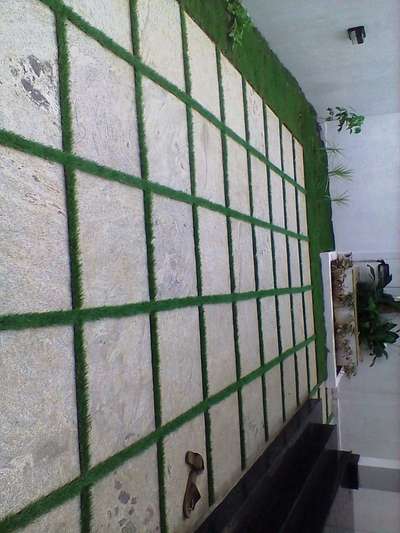 C B Banglore Stone with fitting ₹135 SQFT And
Artificial Grass Running Feet ₹50 + Labou charge