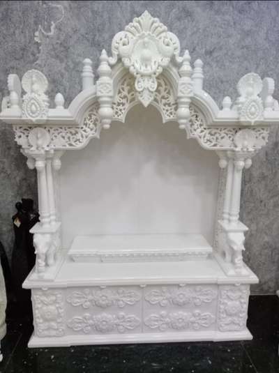 Unique White Marble Ghar Mandir
 #HomeDecor  #Poojaroom  #gharmandir  #temple