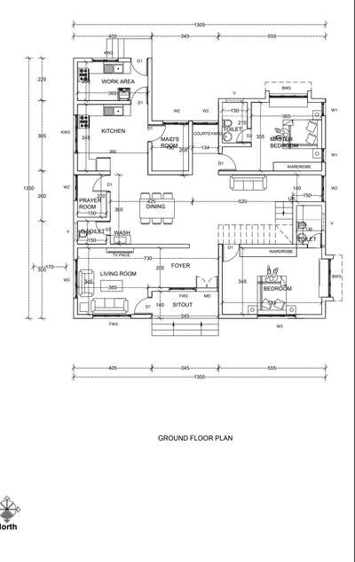 2530 sq ft Residence Plan

 #Minimalistic #undercostruction🚧⚠️