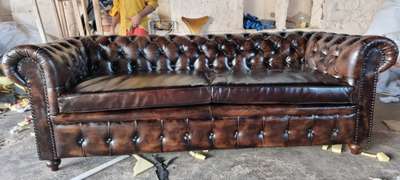 # leather sofa #jodhpur#furniture#indian art #furniture