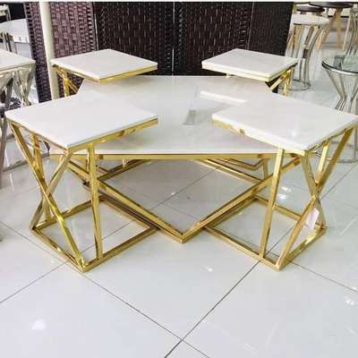 Centre table ss pvd gold