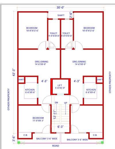 floorplan#sletchplan#modernhouse#parkingfloors#working#30'x42'house plan#interiorplan#view #2unitplan