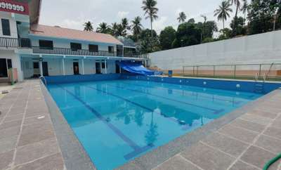 Recently completed mini Olympic pool with competition equipments in Quilon for a sports hub.
Commissioning progressing at site.

Size: 25m* 14m( mini Olympic complient to FINA standard training)
Type: Skimmer 
Treatment: Hypochlorite dosing system vide dosing pump.




#swimmingpoolwork #keralagram  #keralacontractors #all_kerala #Kollam #archkerala #architecturedaily #sports #swimmingpool #ConstructionCompaniesInKerala #keralatourism