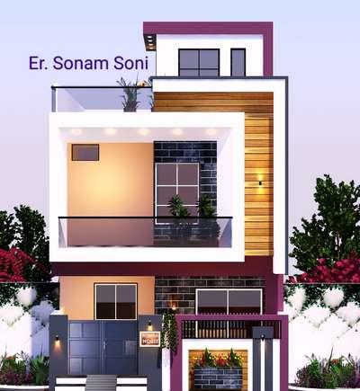 Elevation Design#Low budget home#Khandwa# Happy Customer#RAC Indore#BY Er. Sonam Soni