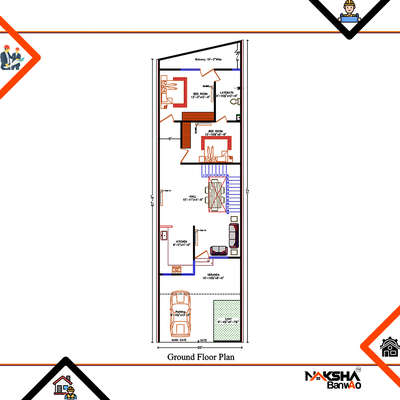 A Unique and Modern 2D Floor Plan Layout 
For More Information Contact:

📧 nakshabanwaoindia@gmail.com
📞+91-9549494050
📐Plot Size: 20*72

#nakshabanwao  #homesweethome #housedesign #architecturestudent #architecturedesign #homeplan #luxury #spaceplanning