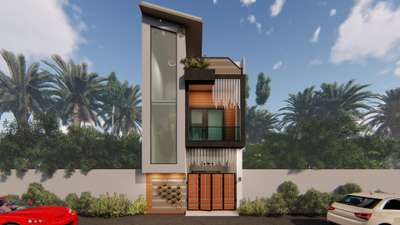Two story very affordable house design.
20rs/ sqft
all are registered  architects.
#Akthinkers 
#Architect