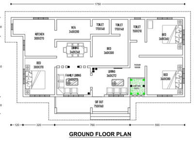 1566 sq floor plan