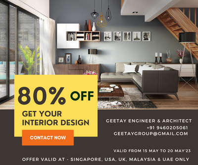 Special offer for India also, call now at +919460205061 for further discussion.
#geetay
#GeetayEngineer& Architect
#Geetay_interior