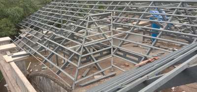 italiyan tile truss roof work in kannur  #trusswork  #trussroof