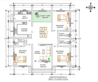 Area : 1333 Sqft
Construction Cost: 25 Lakhs
Catagory : 3BHK House
Construction Period - 5 Months

Ground Floor - Sitout, Living Room , Dinning Room, 3 Bedroom With Attached Bathroom , Kitchen, Work Area, Courtyard



For More Info - Call or WhatsApp +91 8593 005 008, 

ᴀʀᴄʜɪᴛᴇᴄᴛᴜʀᴇ | ᴄᴏɴꜱᴛʀᴜᴄᴛɪᴏɴ | ɪɴᴛᴇʀɪᴏʀ ᴅᴇꜱɪɢɴ | 8593 005 008
.
.
#keralahomes #kerala #architecture #keralahomedesign #interiordesign #homedecor #home #homesweethome #interior #keralaarchitecture #interiordesigner #homedesign #keralahomeplanners #homedesignideas #homedecoration #keralainteriordesign #homes #architect #archdaily #ddesign #homestyling #traditional #keralahome #freekeralahomeplans #homeplans #keralahouse #exteriordesign #architecturedesign #ddrawing #ddesigner  #aleenaarchitectsandengineers
