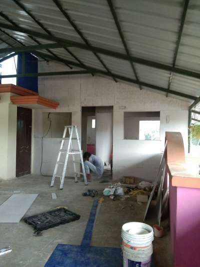 MS structure work,cement board partition work