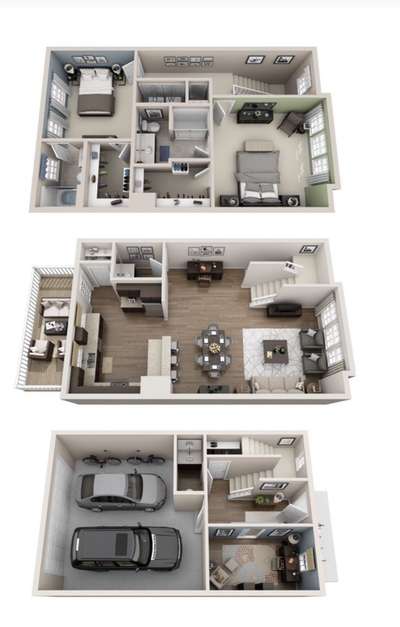 3D floor plan house top views #sayyedinteriordesigner  #topview