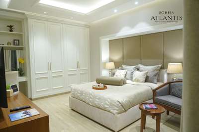 Bedroom with interiors