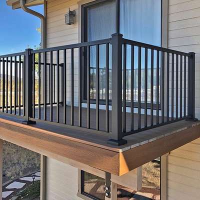 ms steel balcony design