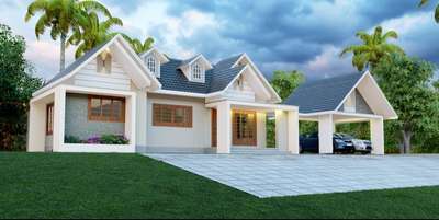 Elevation Design by Design engineer
#CivilEngineer
#charteredengineer
#licensed
#ElevationHome
#Residencedesign
#KeralaStyleHouse
#MixedRoofHouse