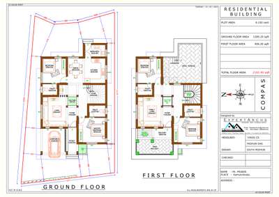 Plan drawing including permit drawing ₹7/sqft. (minimum charge ₹7000)
