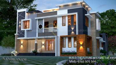 Nandhanam Builders & architects
area:- 2450 sqft 4 bhk