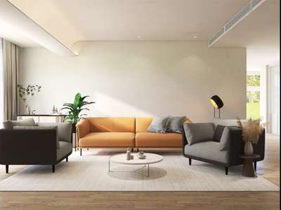 minimalistic interior residential 

living room design