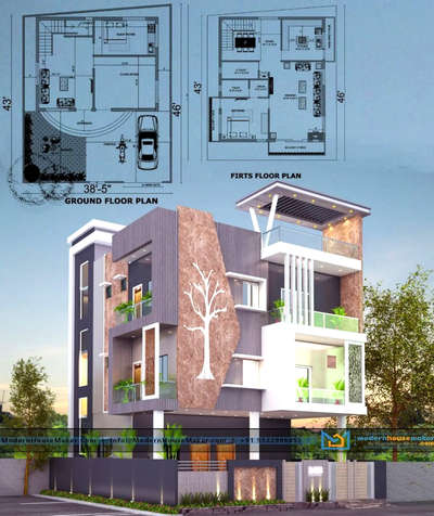 #New #Model #new_design #kolo #dewas #indore #plan #House #viralkolo #viralposts #koloviral #Houseplan #surface to #second #flooring #window
