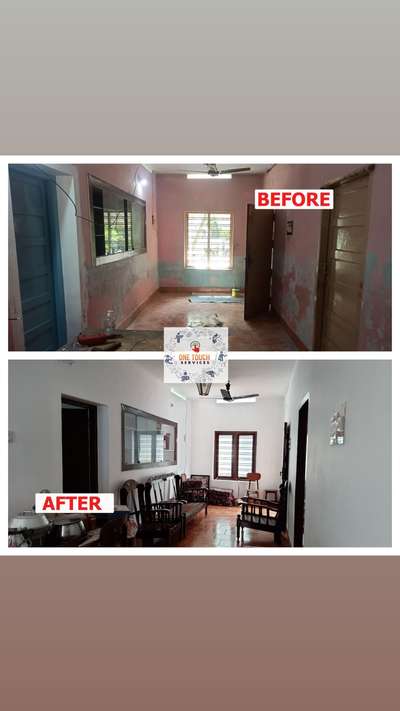 “Our Recent Renovation work”

"ONE TOUCH SERVICES… We care to do it Right.”

"Specializing in Renovations, Commercial Projects & New Homes"

"We offer top quality & Standard service at affordable prices"

#Renovation #Electrical #Plumbing #Painting #Tiling #Water_Proofing #AC_Service #Carpentry #Civil #Home #Construction #Trivandrum #Chakkai #Peroorkada

Our services:
✓ Electrical
✓ Plumbing 
✓ Interior & Exterior Painting
✓ Home / Office Renovation
✓ Split / Casset AC Service
✓ Inverter / UPS Installation & Maintenance
✓ Civil 
✓ Carpentry 
✓ CCTV / Networking
✓ Water Proofing
✓ Tiles, Granites & Interlocking
✓ Gate, Staircase & Roof Works
✓ Modular Kitchen
✓ Gypsum /PVC False Ceiling & Partition
✓ Aluminium Fabrication & PVC Doors
✓ On Grid / Off Grid Solar
✓ Appliances Service
✓ Packers & Movers
✓ Fire Alarm Installation
✓ Electrical Auditing

#One_Touch_Services  #Team_OTS #Like #Share #Support

Contact us: 8848535196 | 9567730226 | 97784 21251 | 97784 21252 |