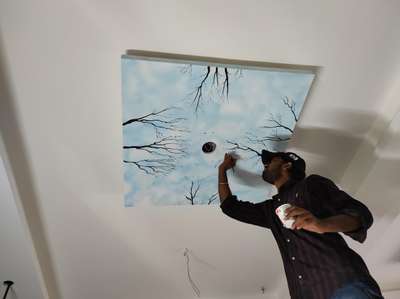 My wall painting ceiling 3D painting