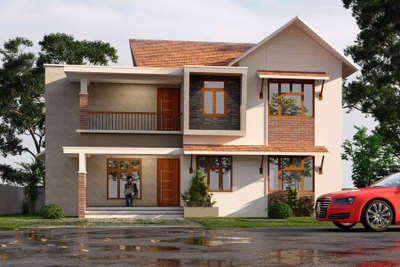 4bhk house plan #KeralaStyleHouse #Palakkad
