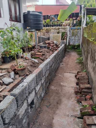 compound wall work at eranakulam