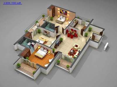 #3d #3D #badrooms #model #3dmodel #modernhome #modernarchitect #HouseDesigns #FloralDecor #FloorPlans #InteriorDesigner #newdesigin