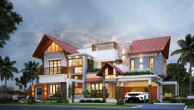 Make your dreams home with MN Construction cherpulassery contact  +91 9961892345
 #exterior
