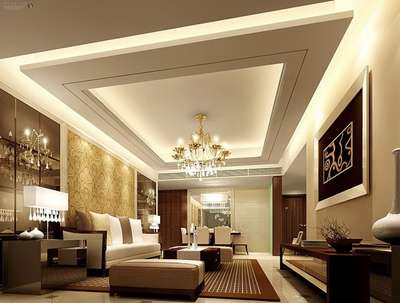 The living room should be a place where we feel totally at ease â€“ temple of the soul. #FalseCeiling #LivingroomDesigns #LivingRoomSofa #Designs #illusion