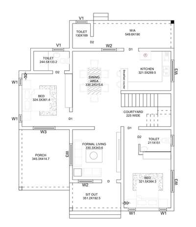 Budget plan 🤏 contact for plans
for plan 1.5/ sqft #budget #FloorPlans #1600sqfthouse #famliy #budgethomes #budgethome❤️