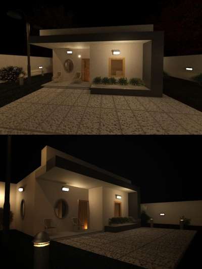 contact for elevation designing at reasonable price(sq.ft 1 to 3)
 #simple home elevation#buget Home #SmallHouse #3d home#night view
