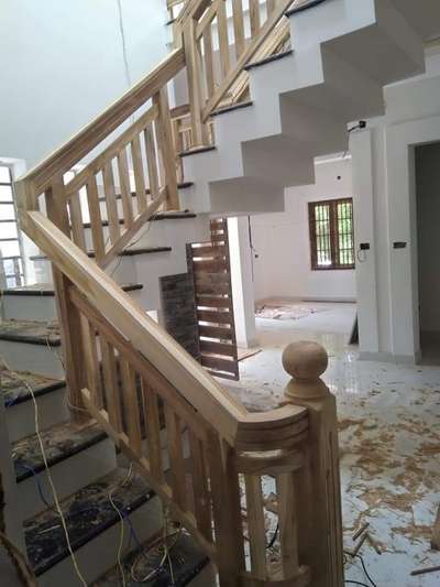 glamour wooden railing