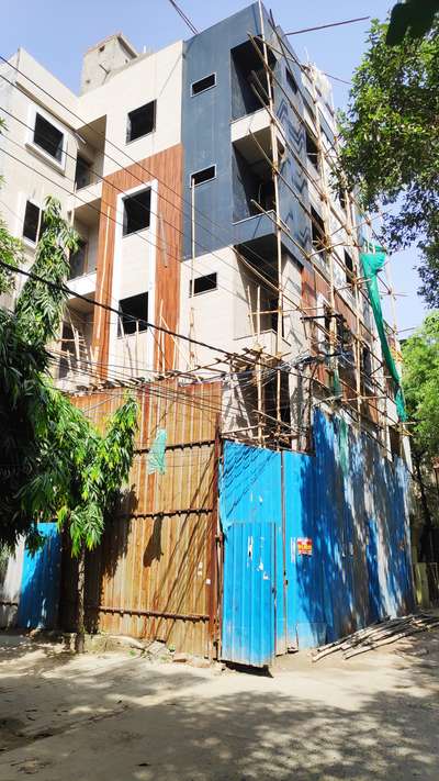 sector 7 rohini delhi front Elevation tiles contractor