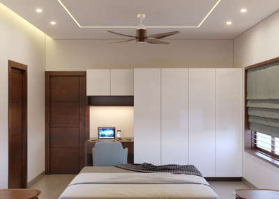 Bedroom  #InteriorDesigner  #KeralaStyleHouse  #keralainterior  #BedroomDeco