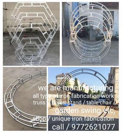 WE ARE MANUFACTURING ALL TYPE DECORATIVE & EVENT  #Event ITEM TRUSS 
FLOWER STAND 
CANDLE STAND 
BULB AARCH