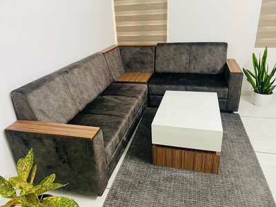 corner sofa with coffee table  #AmigoS  #sofa  #upholsterylife