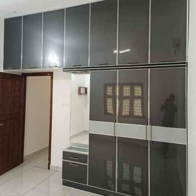 aluminium modular kitchen and wardrobe