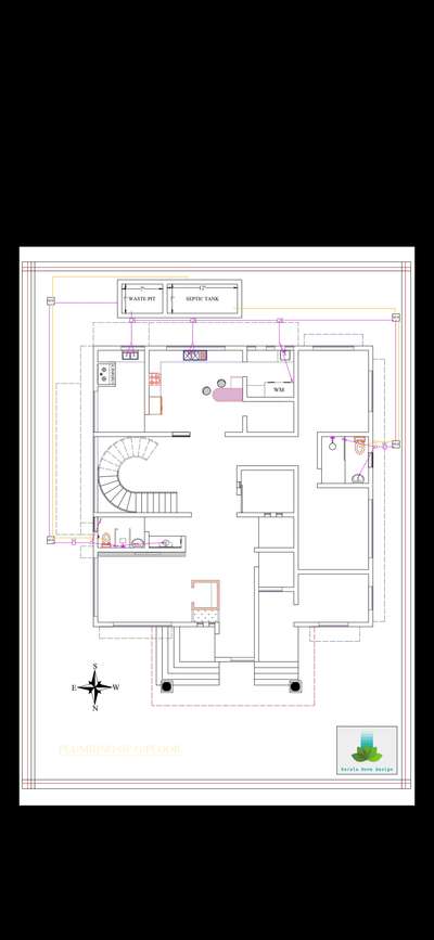 *electrical and plumbing layout *
electrical and plumbing layout