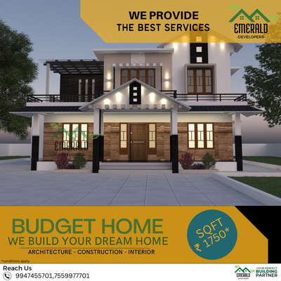 Squarefeet rate increased due to materials and labour cost high.
 #budget_home_simple_interi  #budgethomes  #SmallBudgetRenovation  #budgethouses  #ContemporaryHouse  #Contractor  #HouseDesigns  #HouseConstruction  #keyhandover  #InteriorDesigner