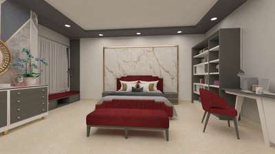 master bedroom 3ds max render