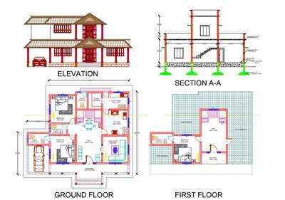 villa plan #homeplan #FloorPlans  #homedesigne #homedesignideas