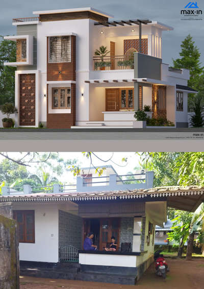 Design for Mr.Malik at Malappuram
contact me for plan and 3D : 86066.49425_
 #HouseDesigns  #ElevationHome #ElevationDesign #ContemporaryHouse #exteriordesigns #High_quality_Elevation #Designs #KeralaStyleHouse #keralastyle #architecturedesigns #CivilEngineer #RoofingDesigns #FlatRoof #FlatRoofHouse #qualityhomes #designers #SmallHouse