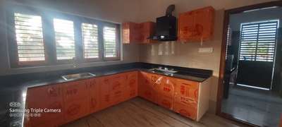 *modular kitchen *
acrylic 2mm  laminetion door weatearn india 710 plywood 5 basket 302 grade innermica white .7mm profile handle chimmini hob 600 mm