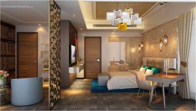 Master bedroom with luxury space