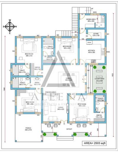 Area : 2503 Sqft
Construction Cost: 48 Lakhs
Catagory : 4BHK House
Construction Period - 5 Months

Ground Floor - Sitout, Living Room , Dinning Room, 4 Bedroom With Attached Bathroom & Dressing Room, Kitchen, Work Area, Courtyard, Common Bathroom,  Store & Car Porch



For More Info - Call or WhatsApp +91 8593 005 008, 

ᴀʀᴄʜɪᴛᴇᴄᴛᴜʀᴇ | ᴄᴏɴꜱᴛʀᴜᴄᴛɪᴏɴ | ɪɴᴛᴇʀɪᴏʀ ᴅᴇꜱɪɢɴ | 8593 005 008
.
.
#keralahomes #kerala #architecture #keralahomedesign #interiordesign #homedecor #home #homesweethome #interior #keralaarchitecture #interiordesigner #homedesign #keralahomeplanners #homedesignideas #homedecoration #keralainteriordesign #homes #architect #archdaily #ddesign #homestyling #traditional #keralahome #freekeralahomeplans #homeplans #keralahouse #exteriordesign #architecturedesign #ddrawing #ddesigner  #aleenaarchitectsandengineers