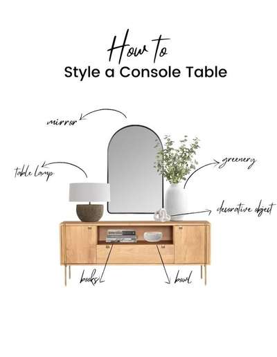 Styling hack partook:
How to style a console table!