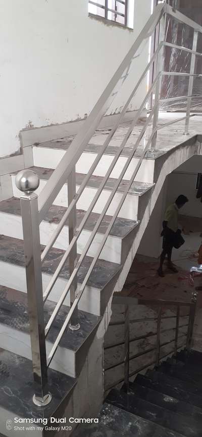 stair steel with square work