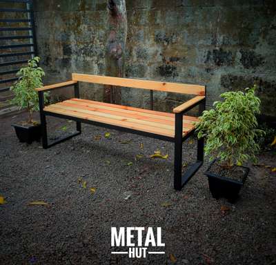 #Benches #Metalfurniture #metalhut9645243055 #wooden #metal